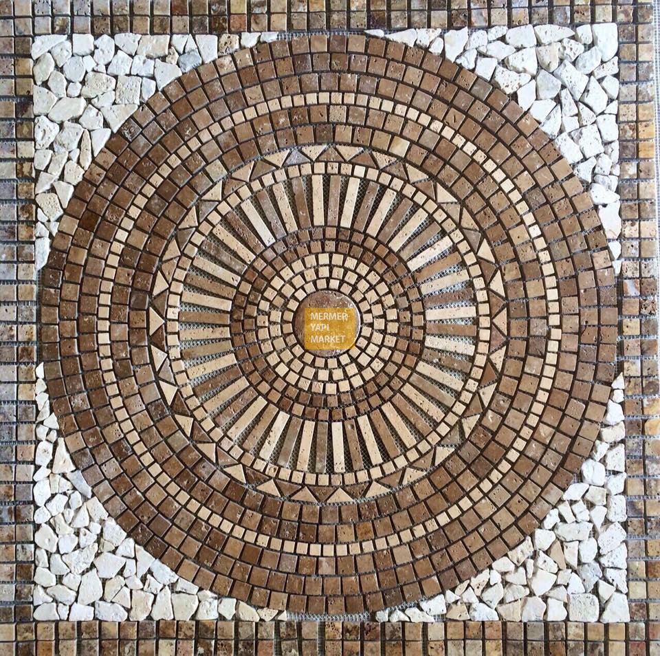 Noce Travertine Mix - Medallion