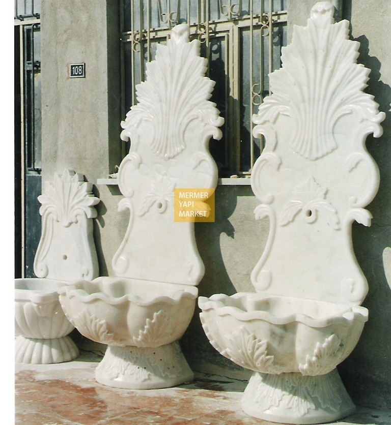 White Marble Fountain