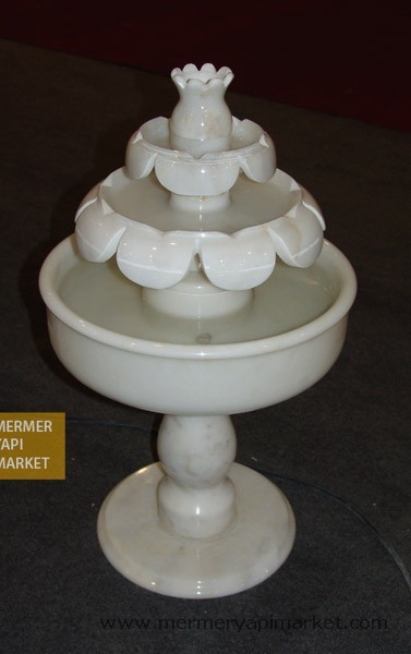 White Marble Fountain
