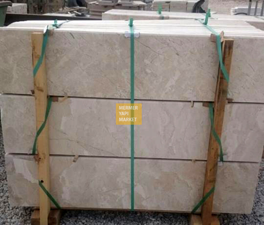 Sivrihisar Beige Marble Handrail - 2 cm Thickness