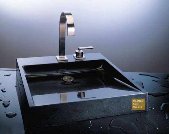 Basalt Square Wash Basin