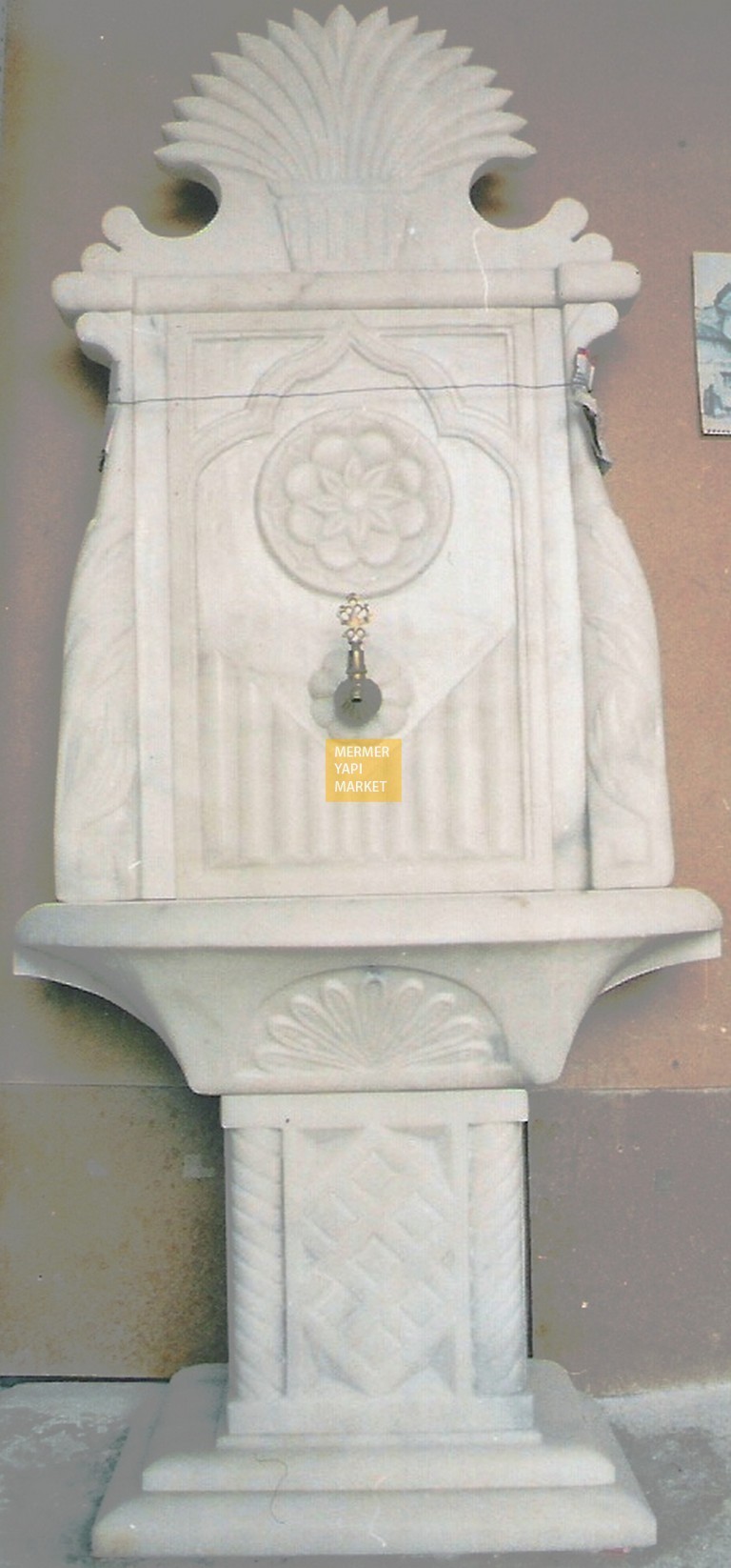 White Marble Fountain