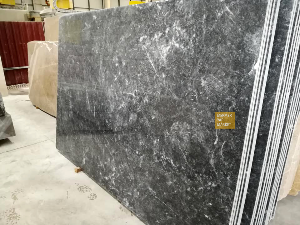 Aegean Black  Marble Slabs