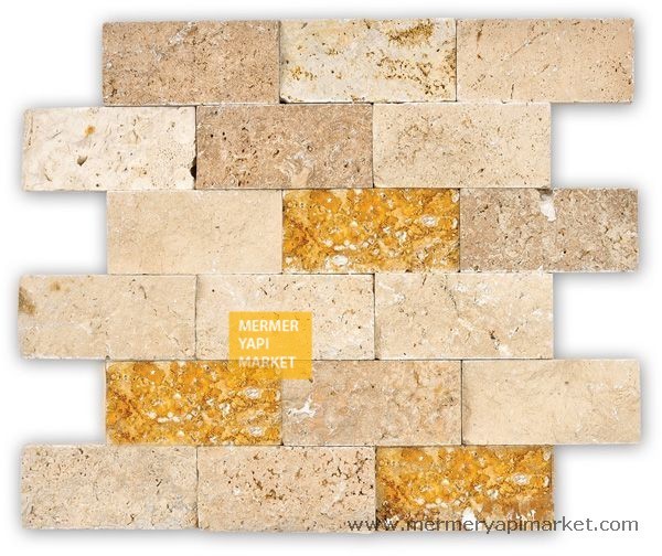 Classic Yellow Mix Travertine-No File