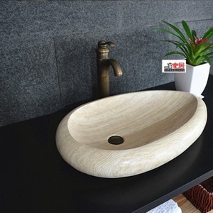 Elipps Travertin Sink