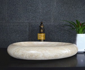 Elipps Travertin Sink