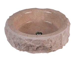 Outside Split Face Marble Sink