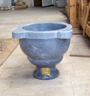 Gray Marble Hammam Sink