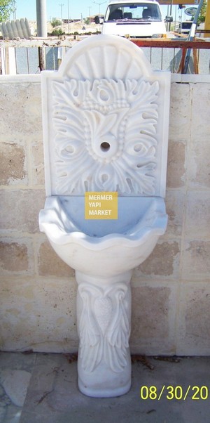 White Marble Fountain