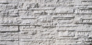 Pierres blanches entrelacées couleur blanche