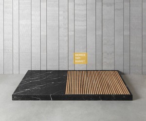 Toros Black Shower Tray
