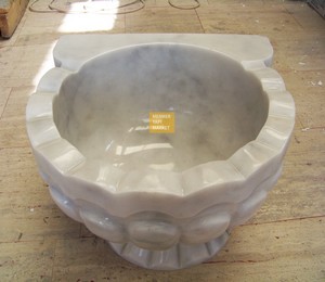 Cloudy White  Hammam Sink