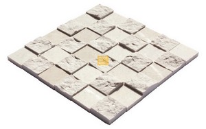 Light Beige Split Face Mosaic