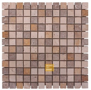 2,5x2,5 Mélange de travertin