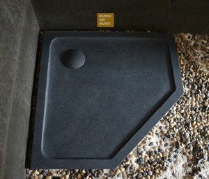 Basalt Dreieck Duschwanne