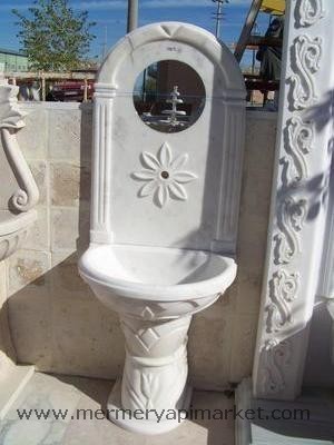 Marble Fountain Mirrored