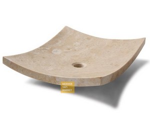 Travertine Sink - Bottocino