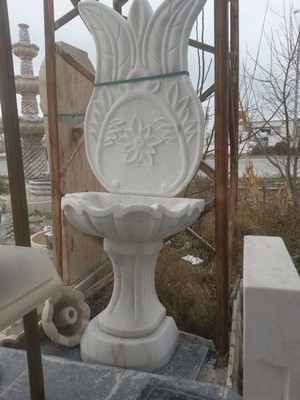 White Marble Fountain