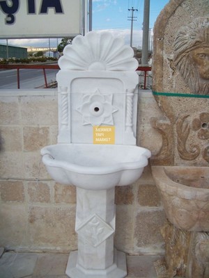 White Marble Fountain