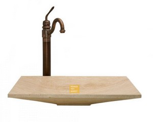 Travertine Sink - Sam