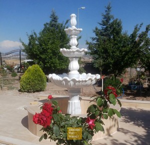 Long Marble Fountain