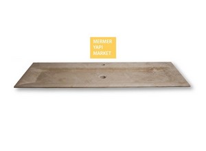 Travertine Wide Wash Basin