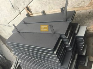 Basalt Schwarzer Handlauf - 3 cm Dicke