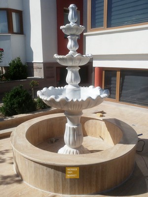 Long Marble Fountain