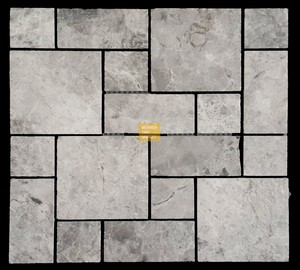 Tundra Gray Marble Set Mosaic