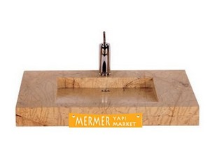 Beige Marble Square Wash Basin