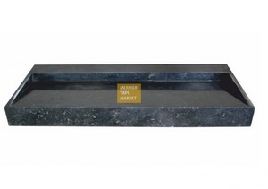 Aksehir Black Square Wash Basin