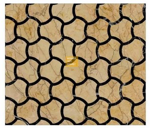 Fossil Beige Marble Floor Pattern