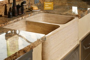 Travertine Kitchen Sink