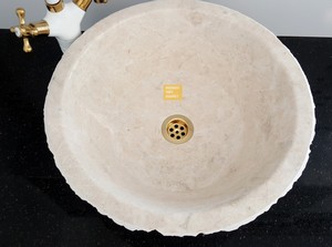 Beige Marmor Split Face Dish
