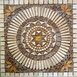 Noçe Light Travertine Mix - Medalion