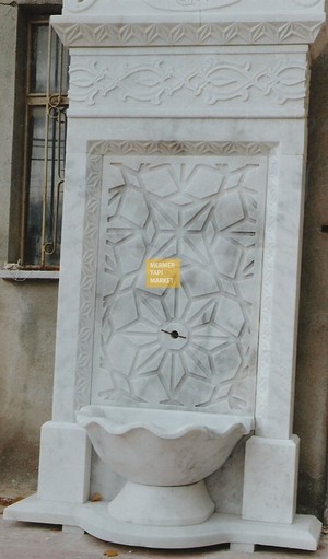 White Marble Fountain