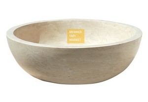 Lavabo de travertino estándar