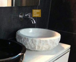 Zunanji eksplozijski marmor White Sink
