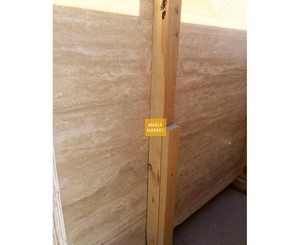 Trabuhan Travertine Veincut Dihormatan - Henteu dicampurkeun