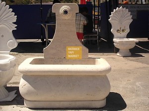 Light Travertine Fountain
