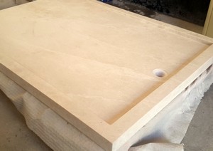 Beige Marble Shower Tray