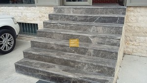 Escalier Dark Emperador - Riser inclus