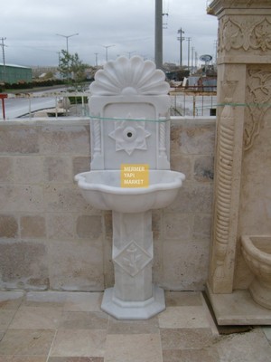 White Marble Fountain