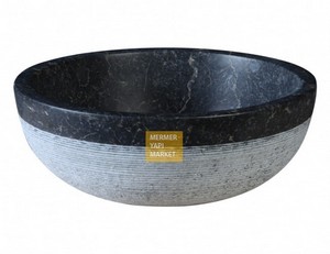 Lavabo Rond Noir