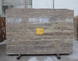 Travertino d'argento levigato - Non riempito