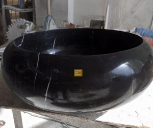 Lavabo Oval Negro Toros