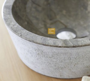 Silver Travertine Outside Sink
