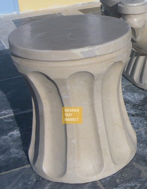 Beige Marble Seat