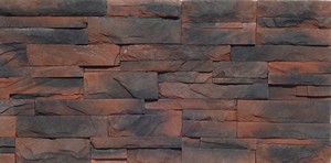 Slate Stone Red Fire
