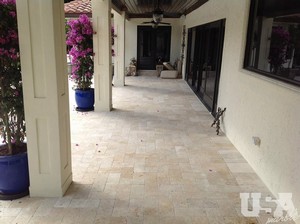 Travertine Tumbled Pool Stones